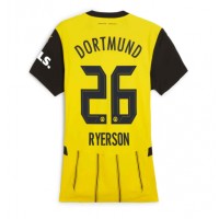 Camisa de Futebol Borussia Dortmund Julian Ryerson #26 Equipamento Principal Mulheres 2024-25 Manga Curta